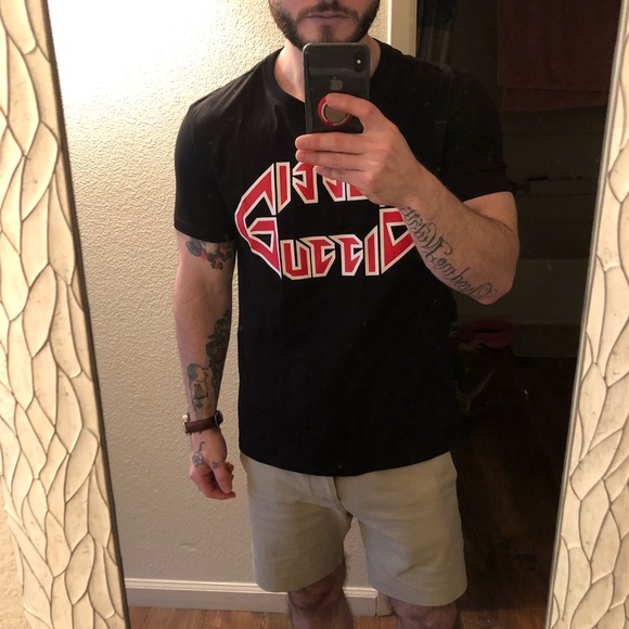 gucci metal logo t shirt